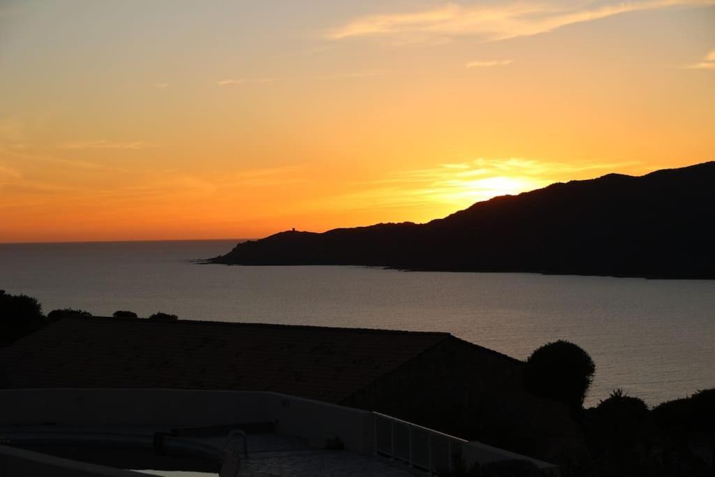 Chez Adrien 108-Appartement Magnifique Vue Mer Piscine Chauffee Serra-di-Ferro  Exteriér fotografie