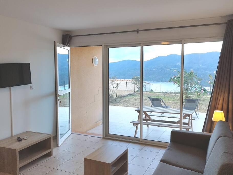 Chez Adrien 108-Appartement Magnifique Vue Mer Piscine Chauffee Serra-di-Ferro  Exteriér fotografie