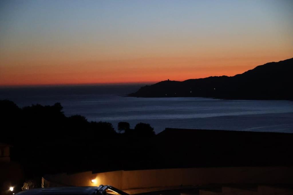 Chez Adrien 108-Appartement Magnifique Vue Mer Piscine Chauffee Serra-di-Ferro  Exteriér fotografie